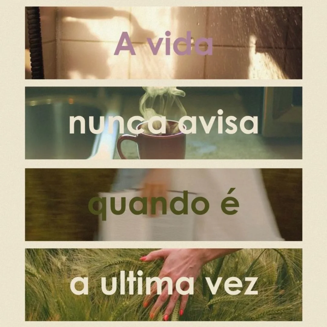A vida nunca avisa quando é a última vez